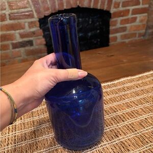 Blue Glass Vase